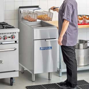 Imperial Range IFS-40NG Natural Gas 40 lb. Tube Fired Fryer - 105,000 BTU Imperial Range IFS-40NG Natural Gas 40 lb. Tube Fired Fryer - 105,000 BTU