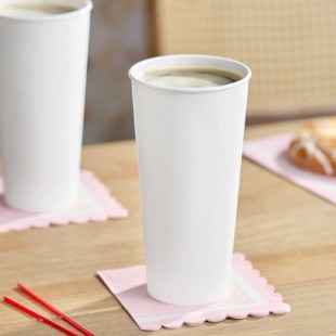 Dart ThermoGuard 24 oz. Double Wall Insulated White Paper Hot Cup - 600/Case Dart ThermoGuard 24 oz. Double Wall Insulated White Paper Hot Cup - 600/Case