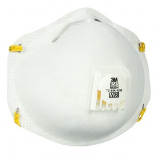 3M 8515 N95 Particulate Welding Respirator with Cool Flow Valve - 10/Pack 3M 8515 N95 Particulate Welding Respirator with Cool Flow Valve - 10/Pack
