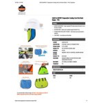 Ergodyne Chill-Its 6670CT Lime Evaporative Cooling Hard Hat Neck Shade 12523 Ergodyne Chill-Its 6670CT Lime Evaporative Cooling Hard Hat Neck Shade 12523