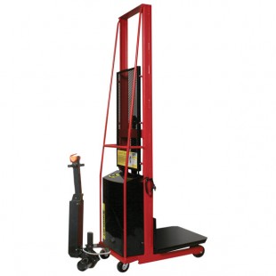 Wesco Industrial Products 1,000 lb. Power Lift Platform Stacker with 32 Wesco Industrial Products 1,000 lb. Power Lift Platform Stacker with 32