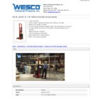 Wesco Industrial Products 1,000 lb. Power Lift Platform Stacker with 32
