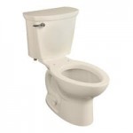 American Standard Cadet PRO 215BA004.021 Bone Vitreous China Floor-Mount Chair Height Round Toilet - 1.6 GPF