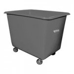 Royal Basket Trucks 10 Cu. Ft. Gray Poly Truck with Wood Base and 2 Rigid / 2 Swivel Casters R08-GRX-PTC-4UNN Royal Basket Trucks 10 Cu. Ft. Gray Poly Truck with Wood Base and 2 Rigid / 2 Swivel Casters R08-GRX-PTC-4UNN