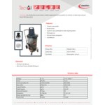 Delfin Tecnoil Mini (V611) 17 Gallon Industrial Wet / Dry Vacuum for Oil & Chips - 115V, 1 Phase
