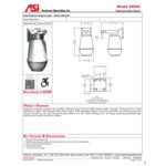 American Specialties, Inc. 10-0350 Surface-Mounted Surgical Liquid Soap Dispenser