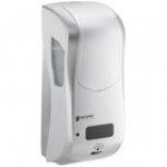 San Jamar SHF970WHCL Summit Rely White Hybrid Automatic Foam Hand Soap and Sanitizer Dispenser - 5 1/2 San Jamar SHF970WHCL Summit Rely White Hybrid Automatic Foam Hand Soap and Sanitizer Dispenser - 5 1/2