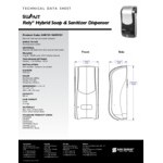 San Jamar SHF970WHCL Summit Rely White Hybrid Automatic Foam Hand Soap and Sanitizer Dispenser - 5 1/2 San Jamar SHF970WHCL Summit Rely White Hybrid Automatic Foam Hand Soap and Sanitizer Dispenser - 5 1/2
