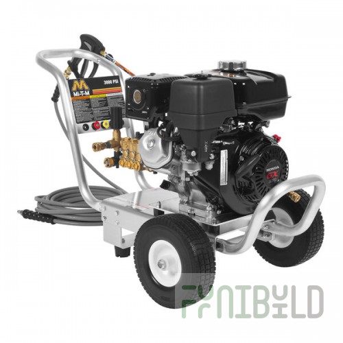 Mi-T-M CA Aluminum Series CA-3003-1MAH 49-State Compliant Cold Water Pressure Washer with Honda Engine - 3,000 PSI; 3.0 GPM