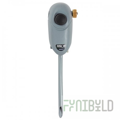 Dema Fusion One Manual Bottle Filling Chemical Dispenser with Action Gap and Black Push Button - 1.0 GPM