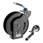 Regency Open Powder-Coated Steel Hose Reel with 15' x 3/8 Regency Open Powder-Coated Steel Hose Reel with 15' x 3/8