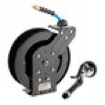 Regency Open Powder-Coated Steel Hose Reel with 15' x 3/8 Regency Open Powder-Coated Steel Hose Reel with 15' x 3/8