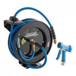 Regency Open Powder-Coated Steel Hose Reel with 15' x 3/8 Regency Open Powder-Coated Steel Hose Reel with 15' x 3/8