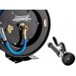Regency Open Powder-Coated Steel Hose Reel with 15' x 3/8 Regency Open Powder-Coated Steel Hose Reel with 15' x 3/8