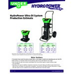 Unger UHPR2 HydroPower Ultra Green Resin Packs for UHP01 - 3/Case