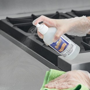 Noble Chemical 10 oz. QuikSan Food Contact Ready-to-Use Surface Sanitizer - Sample Noble Chemical 10 oz. QuikSan Food Contact Ready-to-Use Surface Sanitizer - Sample