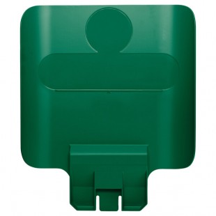 Rubbermaid® 2007908 Slim Jim Recycling Green Billboard