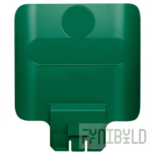 Rubbermaid® 2007908 Slim Jim Recycling Green Billboard
