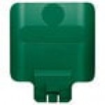 Rubbermaid® 2007908 Slim Jim Recycling Green Billboard