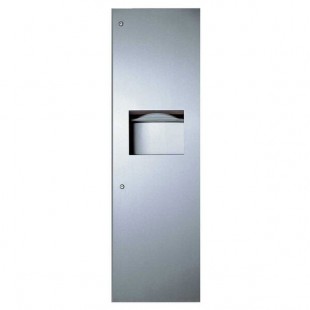 Bobrick B-39003 TrimLineSeries Recessed Rectangular Paper Towel Dispenser / Trash Can Bobrick B-39003 TrimLineSeries Recessed Rectangular Paper Towel Dispenser / Trash Can