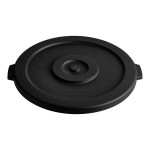 Advantage Supplies 44 Gallon Black Round Commercial Trash Can Lid Advantage Supplies 44 Gallon Black Round Commercial Trash Can Lid