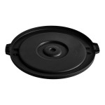 Advantage Supplies 44 Gallon Black Round Commercial Trash Can Lid Advantage Supplies 44 Gallon Black Round Commercial Trash Can Lid