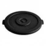 Advantage Supplies 44 Gallon Black Round Commercial Trash Can Lid Advantage Supplies 44 Gallon Black Round Commercial Trash Can Lid