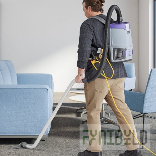 ProTeam 107726 GoFit® 3 Qt. Backpack Vacuum with Restaurant Kit and Straight Cuff Hose