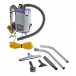 ProTeam 107726 GoFit® 3 Qt. Backpack Vacuum with Restaurant Kit and Straight Cuff Hose ProTeam 107726 GoFit® 3 Qt. Backpack Vacuum with Restaurant Kit and Straight Cuff Hose
