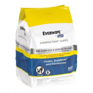 Everwipe by Tork 800-Count Disinfectant Wipes - 2/Case Everwipe by Tork 800-Count Disinfectant Wipes - 2/Case