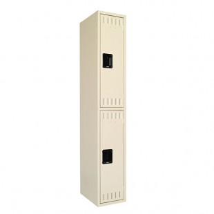 Tennsco DTS121836ASD Single Stack Double Tier Sand Steel Locker - 12 Tennsco DTS121836ASD Single Stack Double Tier Sand Steel Locker - 12