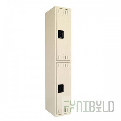 Tennsco DTS121836ASD Single Stack Double Tier Sand Steel Locker - 12