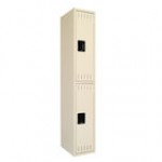 Tennsco DTS121836ASD Single Stack Double Tier Sand Steel Locker - 12 Tennsco DTS121836ASD Single Stack Double Tier Sand Steel Locker - 12