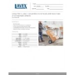Lavex 750 lb. 2-in-1 Convertible Hand Truck with Nose Plate and Pneumatic Wheels