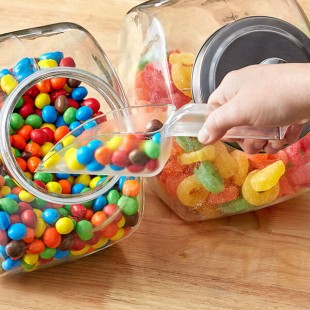 Carnival King 6 oz. Clear Plastic Utility Scoop