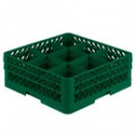Vollrath TR10FA Traex® Full-Size Beige 9-Compartment 6 3/8