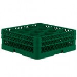 Vollrath TR18JJ Traex® Rack Max Full-Size Black 12-Compartment 6 3/8