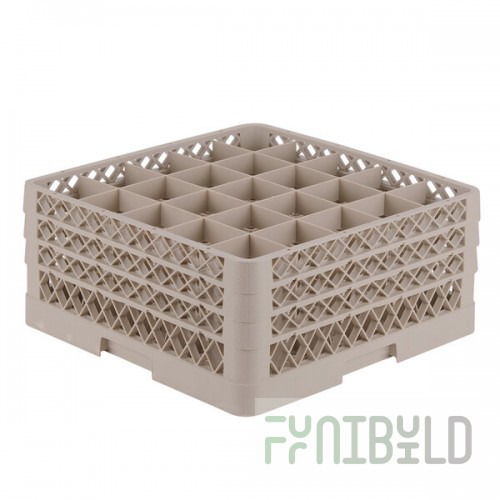 Vollrath TR6BBB Traex® Full-Size Beige 25-Compartment 7 7/8