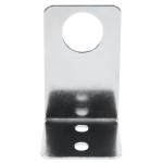 Metro BCS Super Erecta Chrome Post-Type Wall Mount Replacement Intermediate Bracket