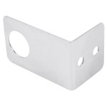 Metro BCS Super Erecta Chrome Post-Type Wall Mount Replacement Intermediate Bracket