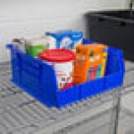 Metro MB30235B Blue Stack Bin 10 7/8