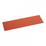 Lavex 3' x 5' Heavy-Duty Black Rubber Anti-Fatigue Diamond Floor Mat with Beveled Edge - 1/2