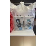 Choice Customizable 1/6 Standard Size Blue Unprinted Standard-Duty Plastic T-Shirt Bag - 1,000/Case