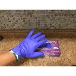 Noble Low Dermatitis Potential Nitrile Exam Grade 4.5 Mil Textured Gloves - Medium - 100/Box Noble Low Dermatitis Potential Nitrile Exam Grade 4.5 Mil Textured Gloves - Medium - 100/Box