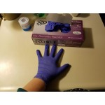 Noble Low Dermatitis Potential Nitrile Exam Grade 4.5 Mil Textured Gloves - Medium - 100/Box Noble Low Dermatitis Potential Nitrile Exam Grade 4.5 Mil Textured Gloves - Medium - 100/Box