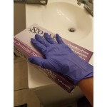 Noble Low Dermatitis Potential Nitrile Exam Grade 4.5 Mil Textured Gloves - Medium - 100/Box Noble Low Dermatitis Potential Nitrile Exam Grade 4.5 Mil Textured Gloves - Medium - 100/Box