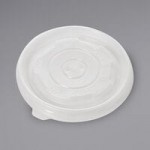 Fineline 42RBL Conserveware PETE Dome Lid for 24/32/40 oz. Round Bowls - 300/Case