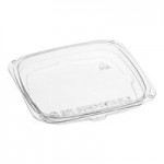 Good Natured 24 oz. Clear PLA Plastic Square Deli Container - 675/Case