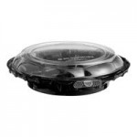 Good Natured 24 oz. Clear PLA Plastic Square Deli Container - 675/Case