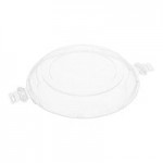 Good Natured 24 oz. Clear PLA Plastic Square Deli Container - 675/Case